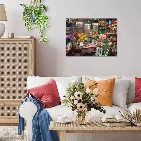 Puzzle | Flower Arranger's Shed | 1000 Pc - CR Toys