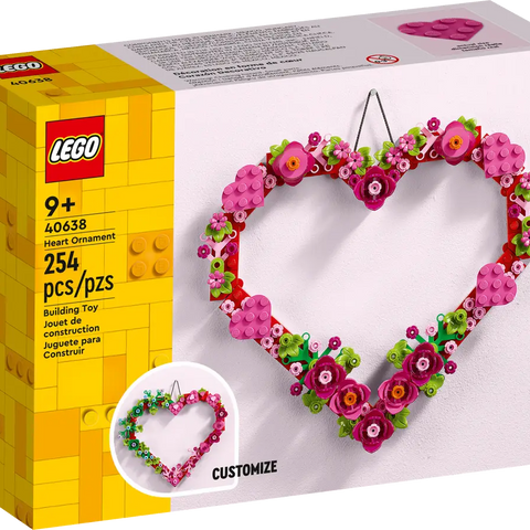 Lego Creative Heart Ornament