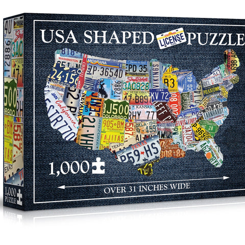 Puzzle | USA License Plates | 1000 PC - 1