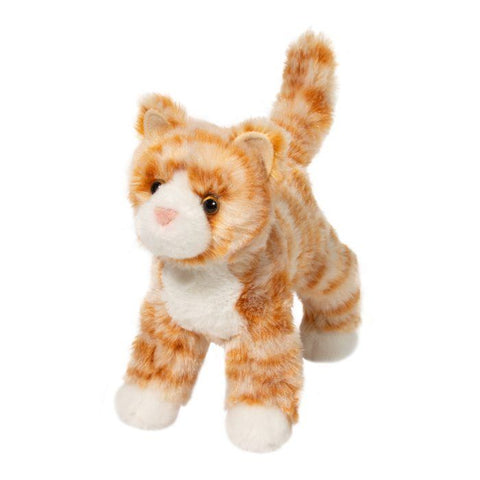 Hally Orange Striped Cat Plush - 1