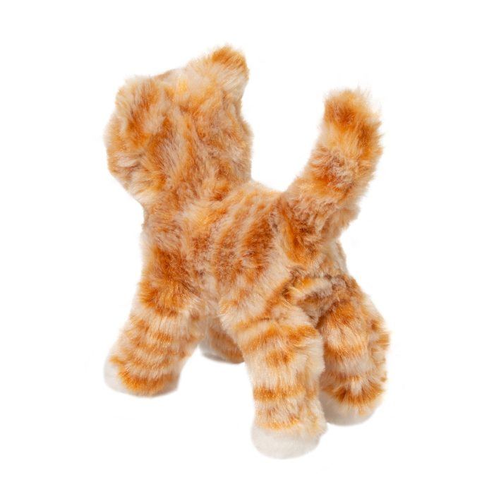Hally Orange Striped Cat Plush - 4