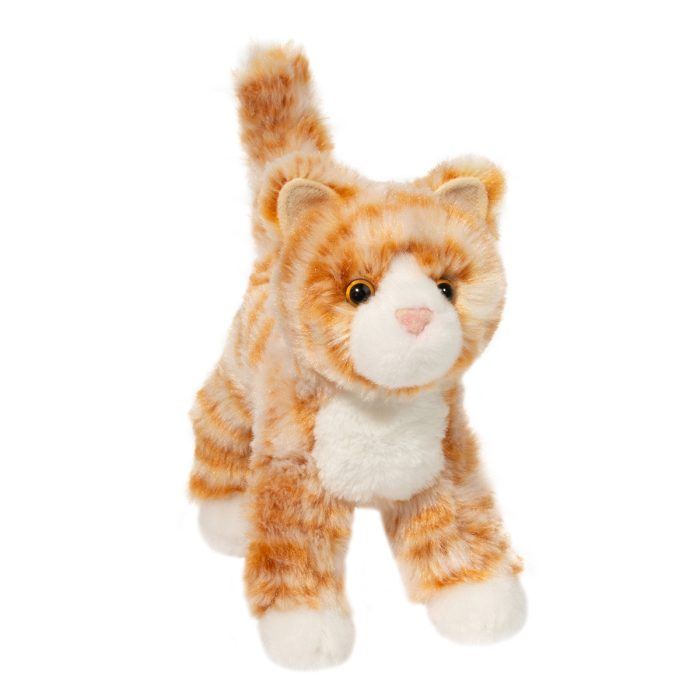 Hally Orange Striped Cat Plush - 6
