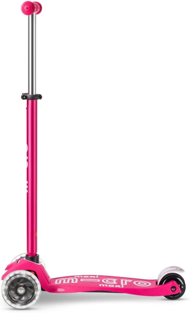Maxi Deluxe Led Scooter | Pink 5+ - 2