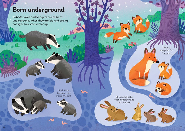 Little First Stickers | Baby Animals 4+ - 6
