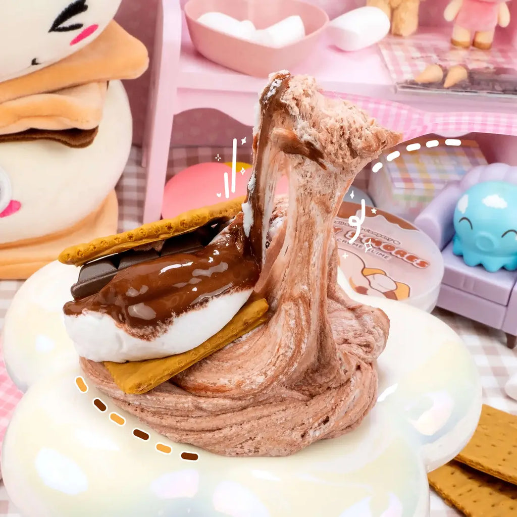 Kawaii Slime | Gooey S'mores Cloud Creme Slime - 7