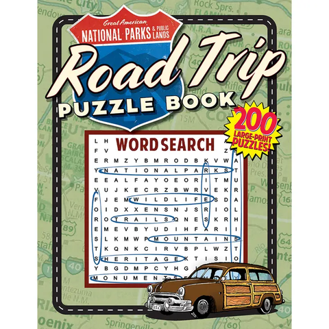 Great American Public Lands Road Trip Soft Cover Puzzle Book