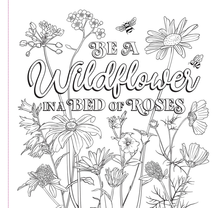 Coloring Book Adult | Wildflowers 8+ - 5