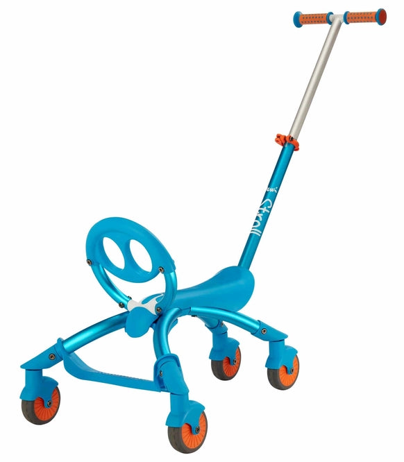 YBike Pewi Stroll Walking/Ride-On Blue Ages 9M+