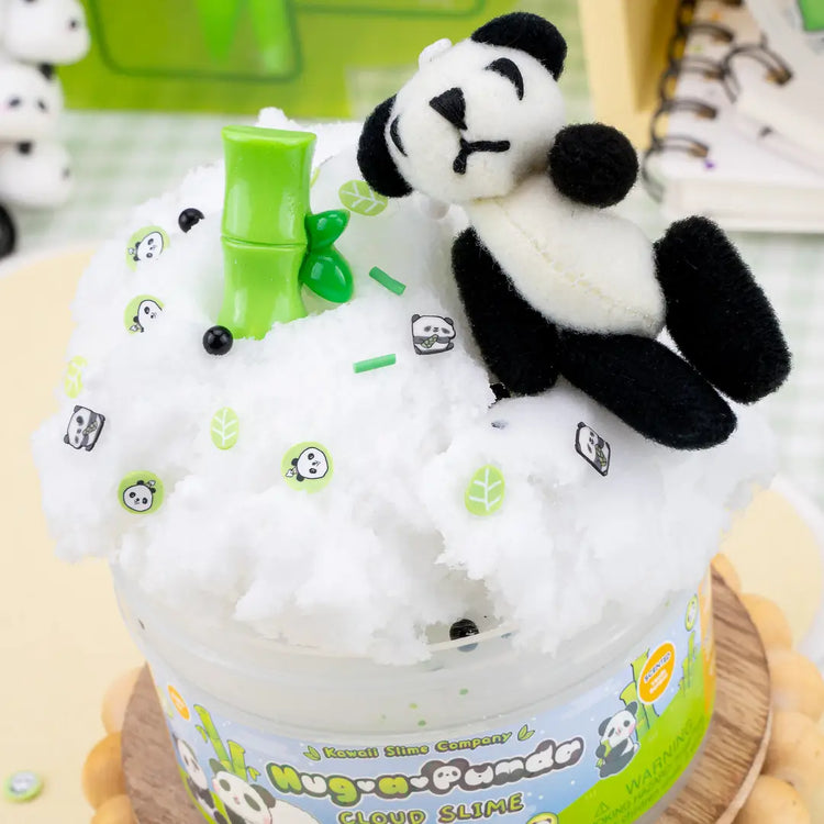 Kawaii Slime | Hug-a-Panda Vanilla Bamboo Scented Cloud Slime - 3