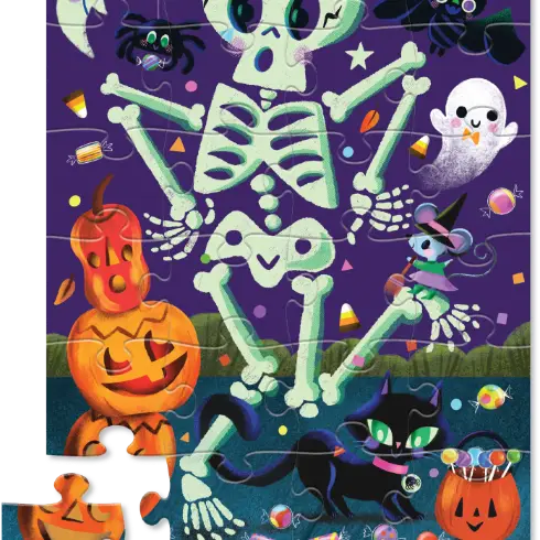 Puzzle | Spooky Skeleton | 24 Pc Shaped Box - 2