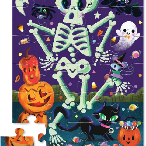 Puzzle | Spooky Skeleton | 24 Pc Shaped Box - 1