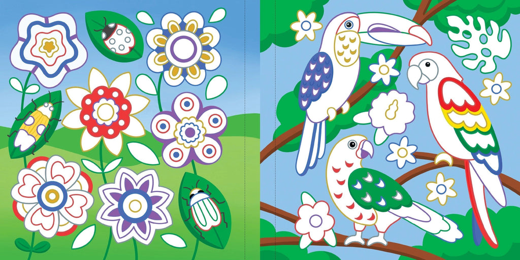 Color By Foil Sticker Book | Sparkle And Shine