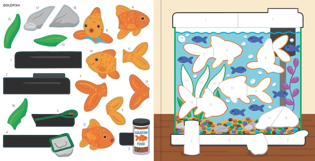 My First Color By Sticker Book | Pets