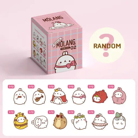 Blind Box | Molang Costume Dress Up Random Figurine Toy Vol2 Box - CR Toys