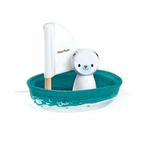 Sailing Boat-Polar Bear Bath Toy