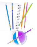 Pastel Colorbrush Watercolor Pencil & Paintbrush In One Set Of 12 For Ages 6+