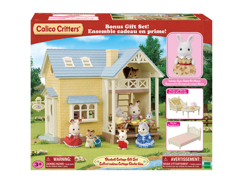 Calico Critters Blue Bell Cottage Gift Set