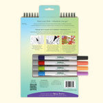 Back of Lifelines FlowArt Trace by Groove Desert Dreams kit with four markers included
