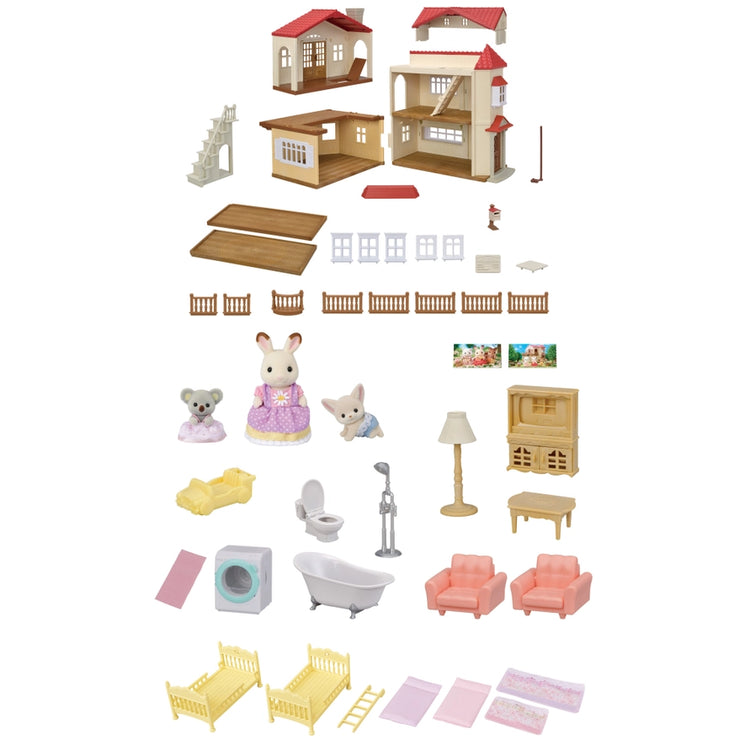 Calico Critters | Red Roof Country Home Gift Set 3+ - 3