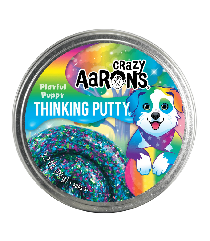 Playful Puppy Thinking Putty  4" Tin Py020