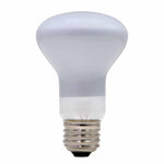 100 watt R20 incandescent replacement bulb with frosted dome and standard E26 medium base
