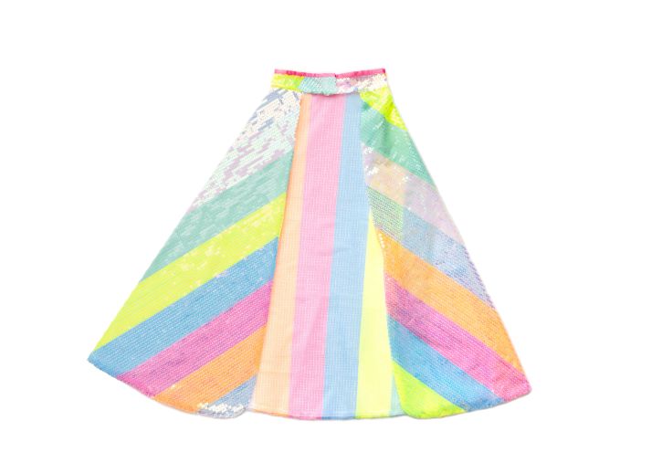 Stripy Sequins Cape, Size 4-6 50505