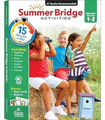 Summer Bridge Activities 1st Grade going into 2nd Grade Workbook