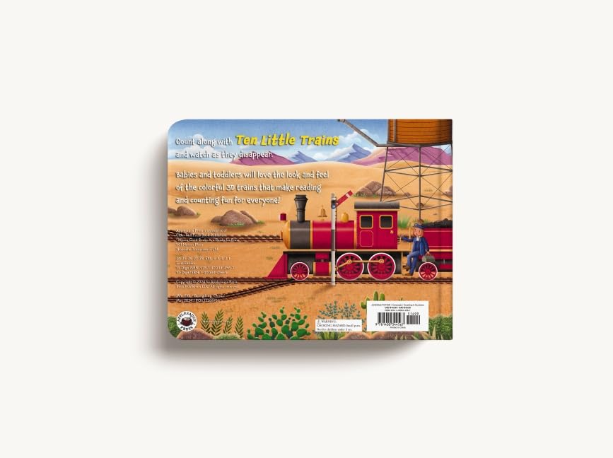 Ten Little | Trains Board Book - 7