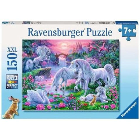 Puzzle | Unicorns in the Sunset Glow | 150 Pc XXL - CR Toys