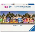 Puzzle | Night Glow on Ocean Drive Panoramic | 1000 Pc - CR Toys