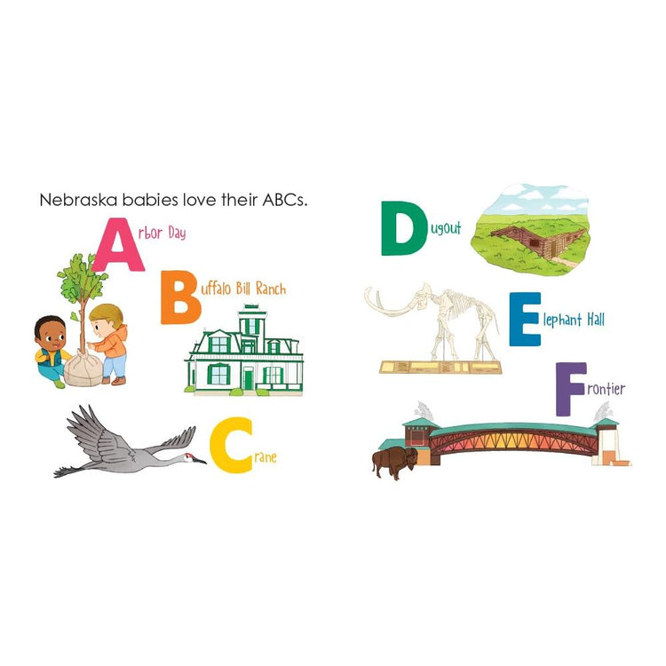 Nebraska Book | Nebraska Baby Board Book - 2