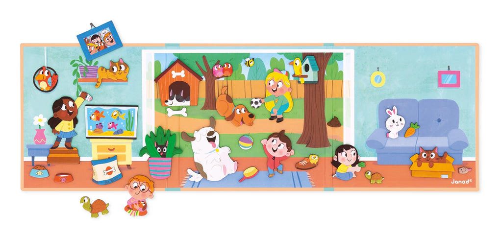 Magneti Stories Book |  Pets J08457