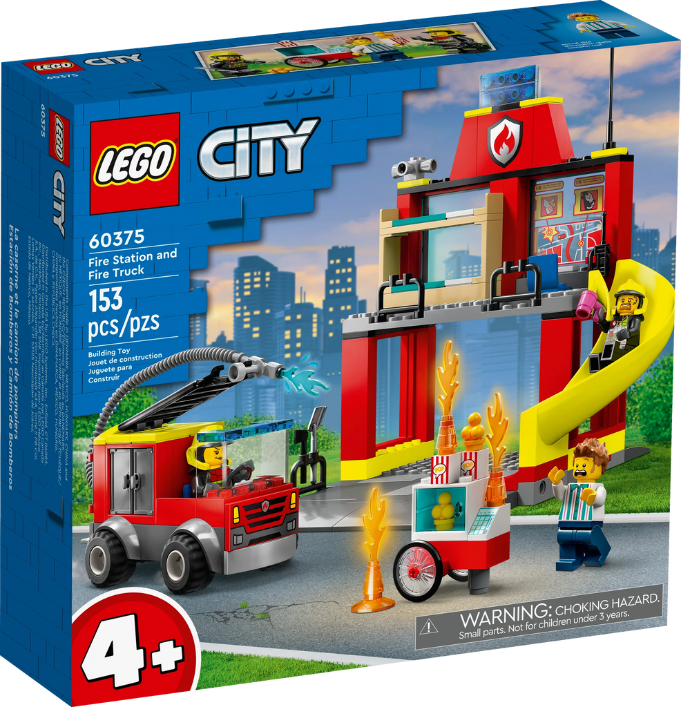 Lego City Fire Station And Fire Truck