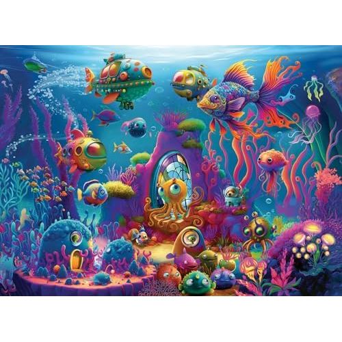 Puzzle | Aliens Ocean | 150 Pc XXL - CR Toys