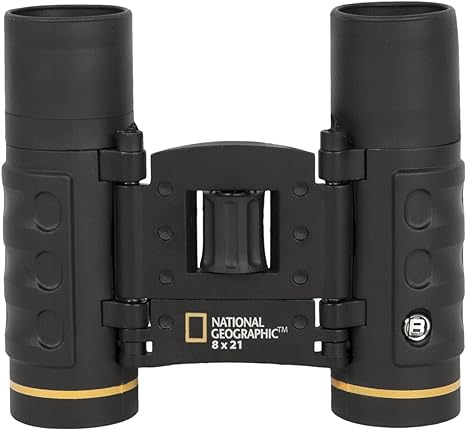 8x21 National Geographic Foldable Roof Prism Binoculars