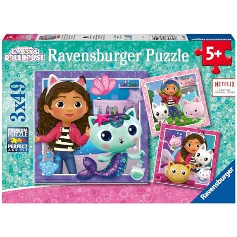 Puzzle | Gabby's Dollhouse | 3 x 49 pc - CR Toys