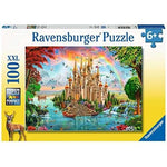 Puzzle | Rainbow Castle | 100 Pc XXL - CR Toys