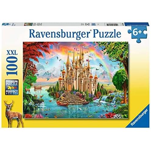 Puzzle | Rainbow Castle | 100 Pc XXL - CR Toys