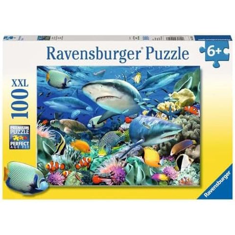 Puzzle | Shark Reef | 100 Pc XXL - CR Toys