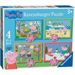 Puzzle | Peppa Pig, | 4 in a Box 12/16/20/24p - CR Toys