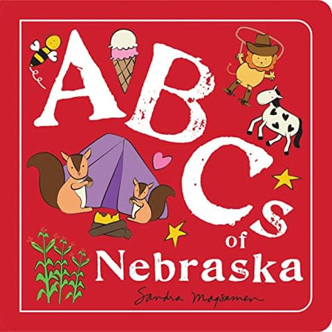 Nebraska Book | Abc's Of Nebraska Board Book - 1