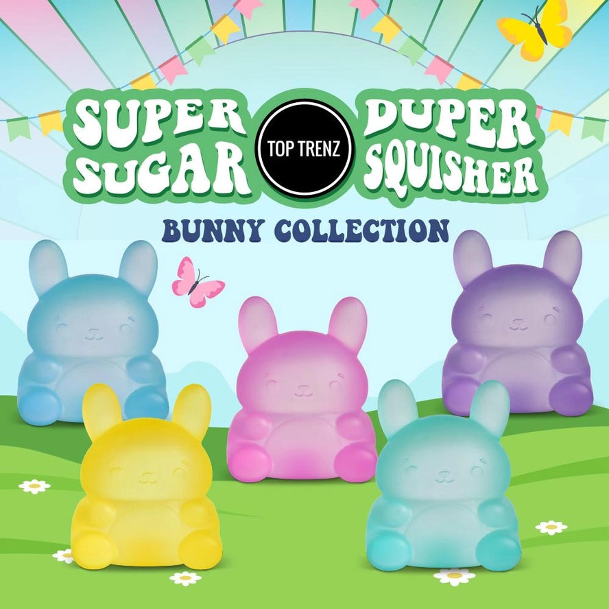 Super Duper Sugar Squisher Toy - Easter Bunny