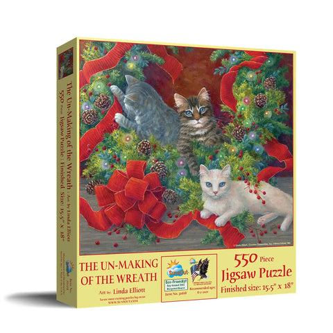 The Unmaking of the Wreath 550 Pc Puzzle