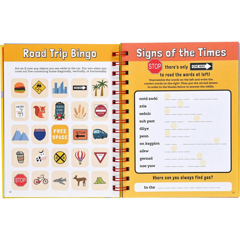 Road Trip Activity Quest Book