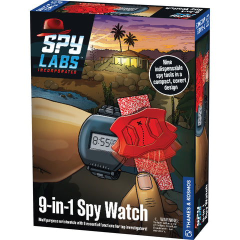 Spy Labs: 9-In-1 Spy Watch For Ages 6+