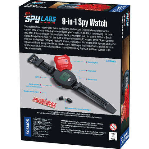 Spy Labs: 9-In-1 Spy Watch For Ages 6+