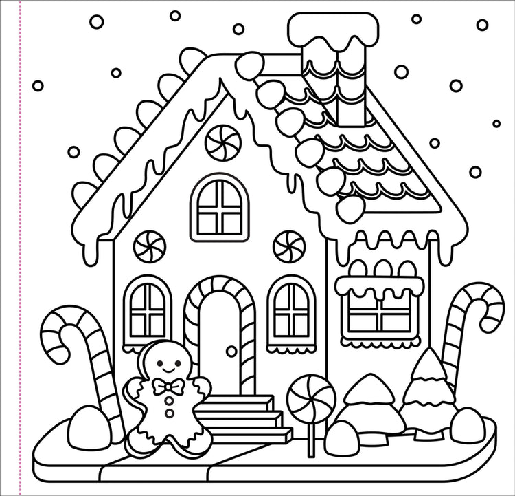 Coloring Book | Color Me Cozy Christmas 8+ | CR Toys