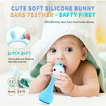 Smarty Bunny Sensory Toy w/Music, Lights & Teether | Blue - 3