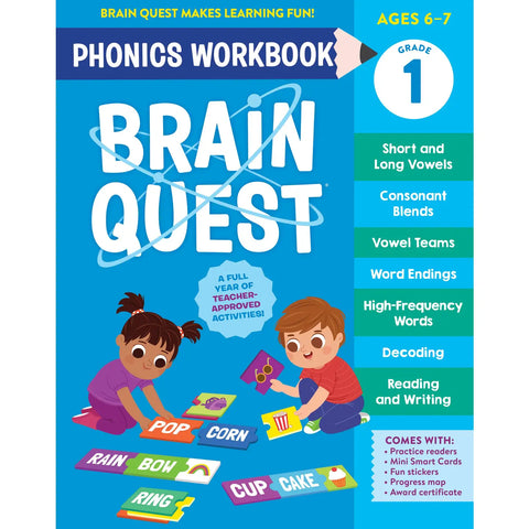 Brain Quest Phonics Workbook: Grade 1 - CR Toys