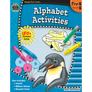 Teacher Created Resources: Prek-K Alphabet Activities Soft Cover Book